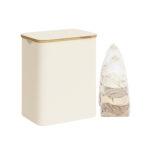 Skalbinių krepšys 38,5x52x70,5cm., baltos spalvos