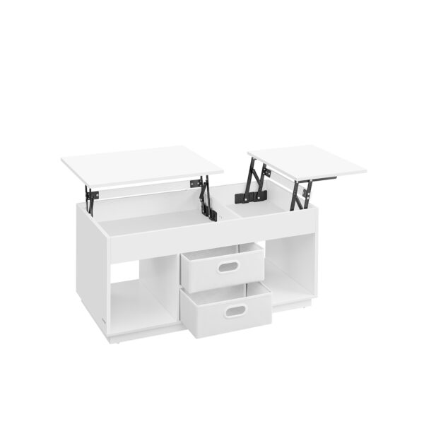 Kavos staliukas 50x100x48cm., baltos spalvos