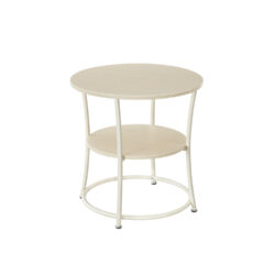 Kavos staliukas 55x55cm., kreminės spalvos