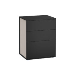 Šoninis staliukas 35x45x58,7cm., juodos spalvos