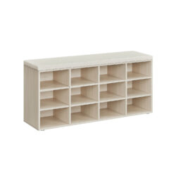 Prieškambario suoliukas 30,3x104x48cm., šviesiai rudos/kreminės spalvos