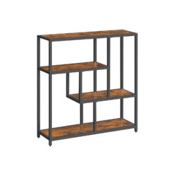 Lentyna 30x100x103cm., juodos/rudos spalvos