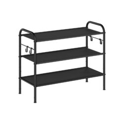 Batų lentyna 28x68x53cm., juodos spalvos