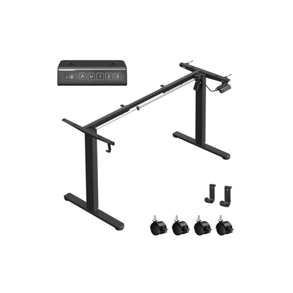 LSD021B01-1.jpg Rašomajo stalo rėmas 58,5x150x118cm., juodos spalvos