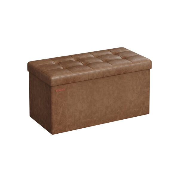 Prieškambario suoliukas 38x76x38cm., rudos spalvos