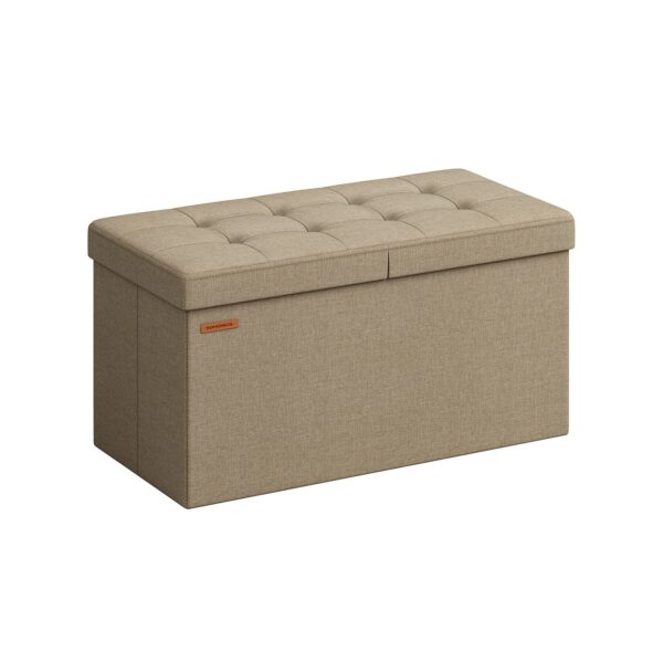 Prieškambario suoliukas 38x76x38cm., smėlio spalvos