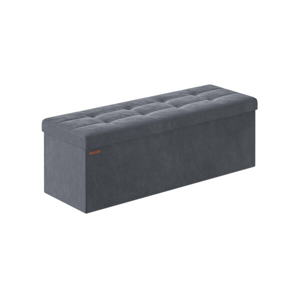 Prieškambario suoliukas 38x110x38cm., pilkos spalvos