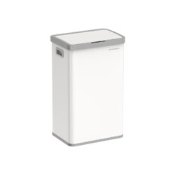 Šiukšliadėžė 41x29,5x67cm., pilkos/baltos spalvos