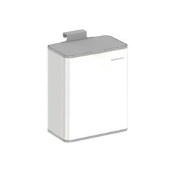 Šiukšliadėžė 25,8x15,2x32cm., baltos/pilkos spalvos