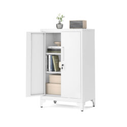 Biuro lentyna 40x60x90cm., baltos spalvos