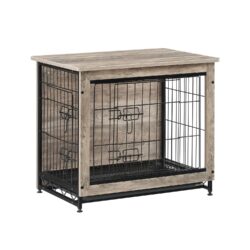 Šunų narvas 69x51x60cm., juodos/šviesiai rudos spalvos