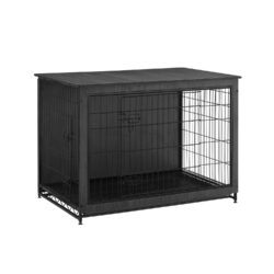 Šunų narvas 112x75x82cm., juodos spalvos