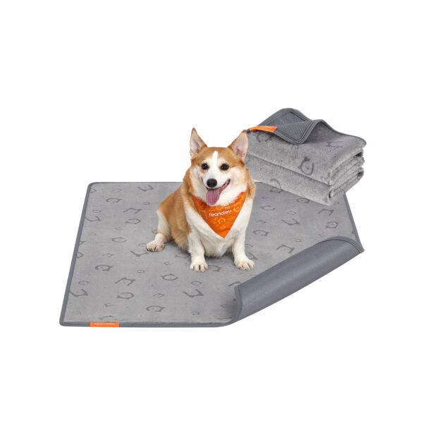 Kilimėlis šunims 122x91cm., pilkos spalvos