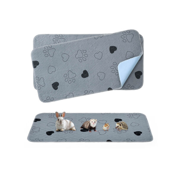 Rinkinys iš 2 kilimėlių šunims 122x61cm., pilkos spalvos