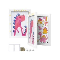 Rinkinys iš 2 rėmelių piešiniams, baltos spalvos