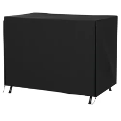 Lauko supynių uždangalas Outsunny 205x124x164cm., juodos spalvos