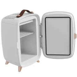Mini šaldytuvas kosmetikai Homcom 24,3x19,4x35,6cm., baltos spalvos