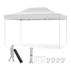 Pavėsinė 445x300x333cm., smėlio spalvos