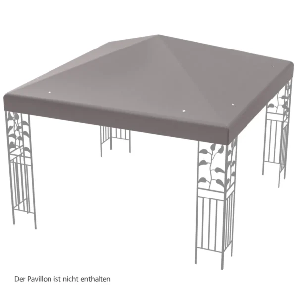 Pavėsinės stogas 300x300cm., pilkos spalvos