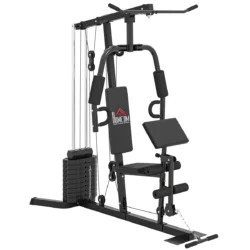 Daugiafunkcinis treniruoklis Homcom 180x108x200cm., juodos spalvos