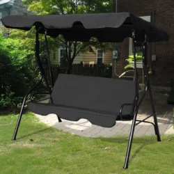 Sodo sūpynės 172x154x110cm., juodos spalvos