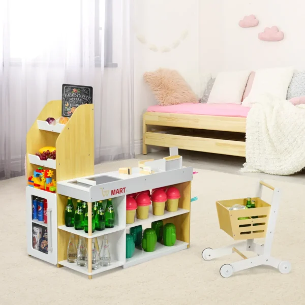 Žaislinė parduotuvė, įvairių spalvų