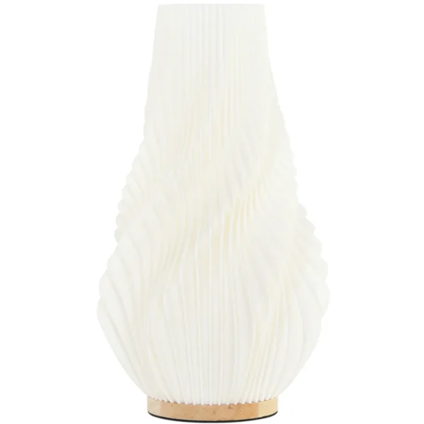 Reguliuojama LED stalo lempa Homcom 20x20x34,5cm., baltos spalvos