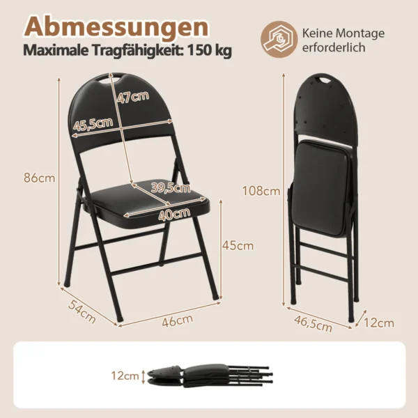 4ersetklappsthlemitmetallrahmengepolstertergartenstuhlkunstlederklappbarercampingstuhl_image_6.webp