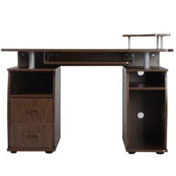 Rašomasis stalas 120x55x85cm., rudos spalvos