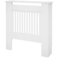 Radiatoriaus uždangalas Homcom 78x19x81cm., baltos spalvos