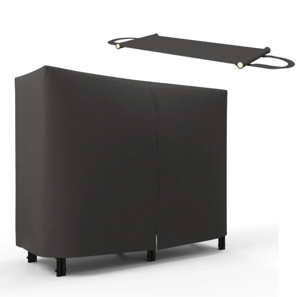 Malkų stovas Outsunny 120x36x99cm., juodos spalvos