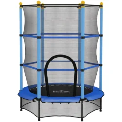 Batutas Homcom 140x140x190cm., juodos/mėlynos spalvos