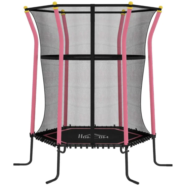 Batutas Homcom 163,5x163,5x190cm., juodos/rožinės spalvos