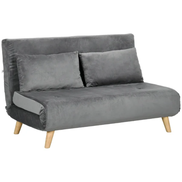 A6r631198f03c5ec5.webp Sofa-lova Homcom 130x78x79cm., tamsiai pilkos spalvos
