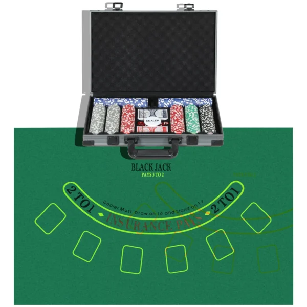 Pokerio rinkinys Sportnow, įvairių spalvų