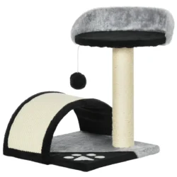 Kačių drąskyklė PawHut 35,5x37x46cm., įvairių spalvų