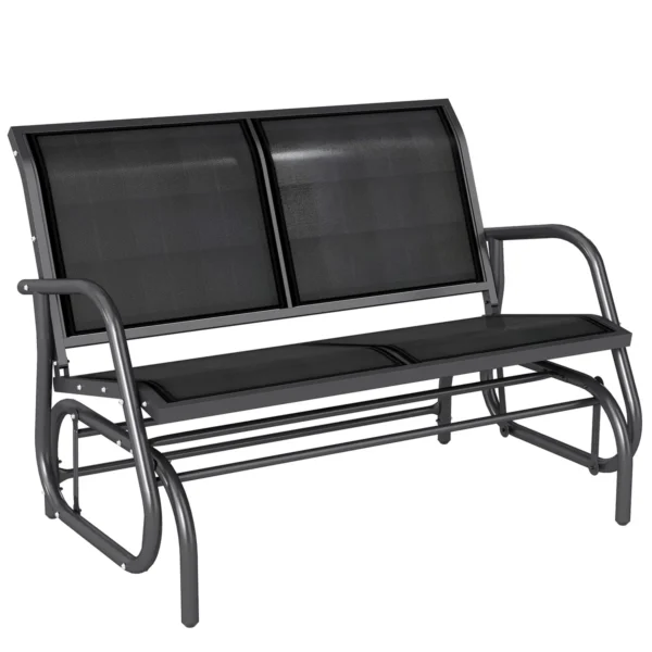 Sodo suoliukas Outsunny 120x70x85cm., juodos spalvos 