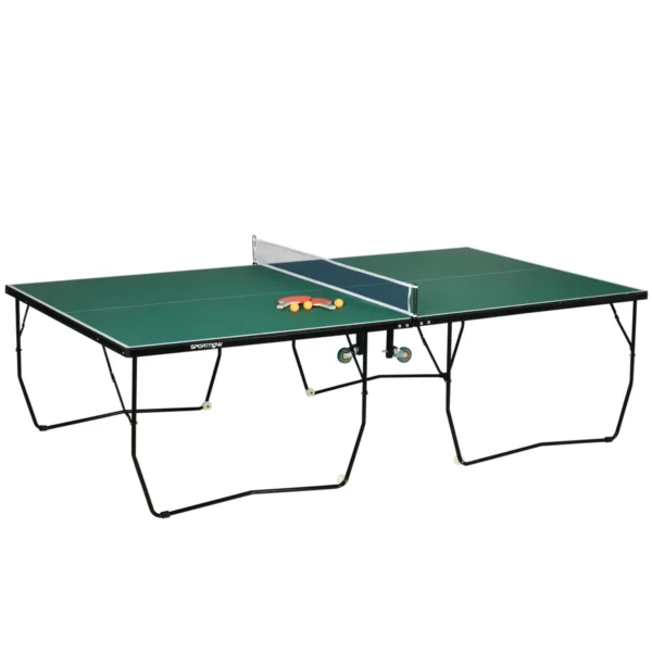 I3H198194941e744c.webp Stalo teniso stalas Sportnow 274x152,5x76cm., juodos/tamsiai žalios spalvos