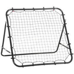 Futbolo kamuolio atmušimo sienelė Homcom 96x80x96cm., juodos spalvos