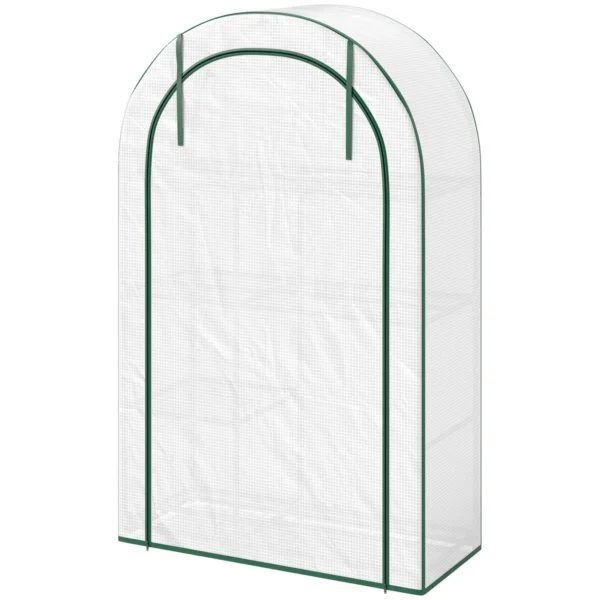 Iui979194633e0d05.webp Šiltnamis Outsunny 100x45x160cm., baltos spalvos