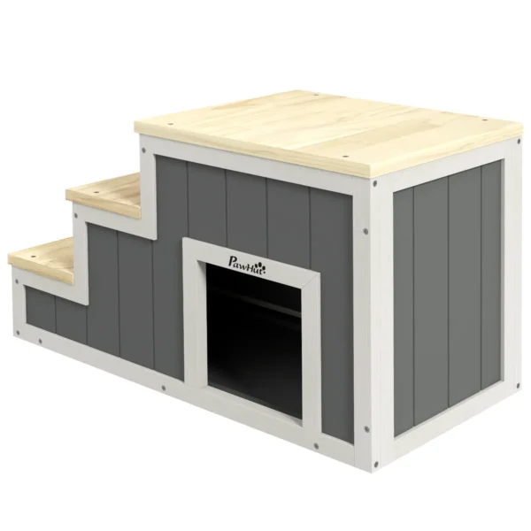 Šunų laiptai PawHut 79x38,5x45cm., įvairių spalvų