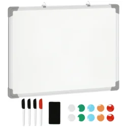 Magnetinė lenta Homcom 60x1,8x45cm., baltos/pilkos spalvos