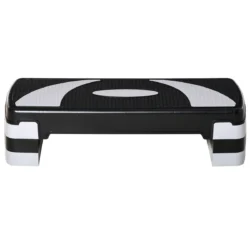 Aerobikos pakyla Homcom 80x31x20cm., juodos/pilkos spalvos