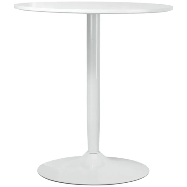 Valgomojo stalas Homcom 70x70x75cm., baltos spalvos 