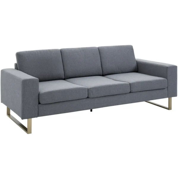Oxt7d0198f3e4ad22.webp Sofa Homcom 200x82x78cm., tamsiai pilkos spalvos