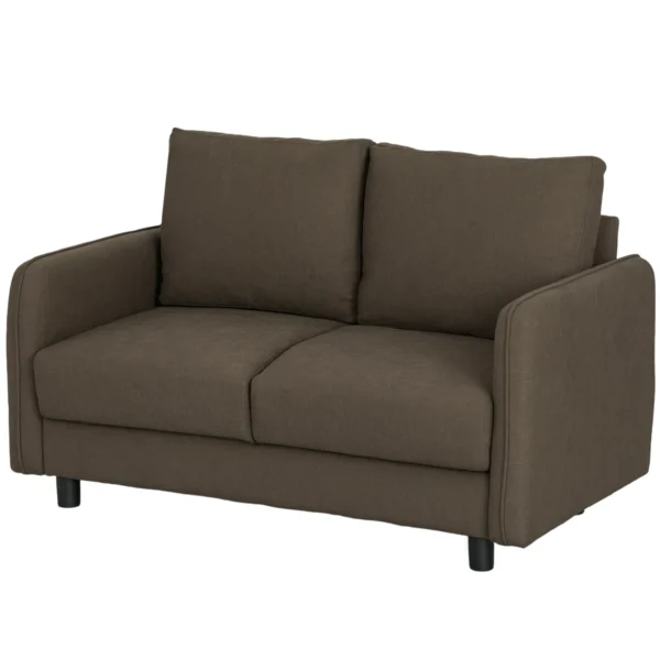 Sofa su daiktadėže Homcom 136x75x84cm., rudos spalvos