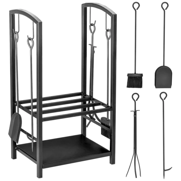 QFP8b119494a5e563.webp Malkų stovas Outsunny 40x30x74,5cm., juodos spalvos