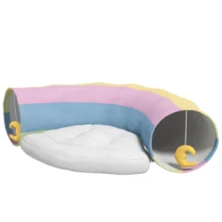 Tunelis katėms 105x65x28cm., įvairių spalvų