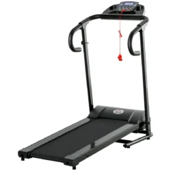 Elektrinis bėgimo takelis Homcom 123x62x117cm., juodos spalvos
