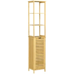 Vonios spintelė Kleankin 34x30x173cm., šviesiai rudos spalvos 